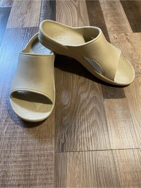 Dawgs Women's Slide Sandals in Beige